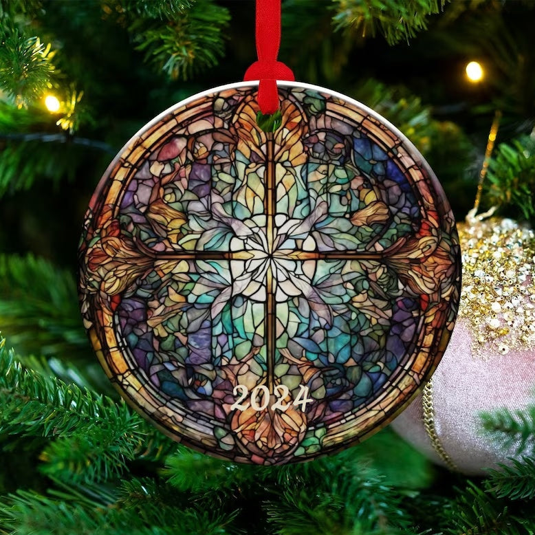 Christmas 2025 Ceramic Ornament β Festive Holiday Decoration