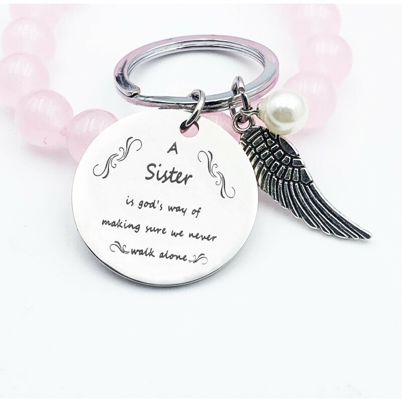 Sister Keychain – Christmas & Birthday Gift from Sister to Sister