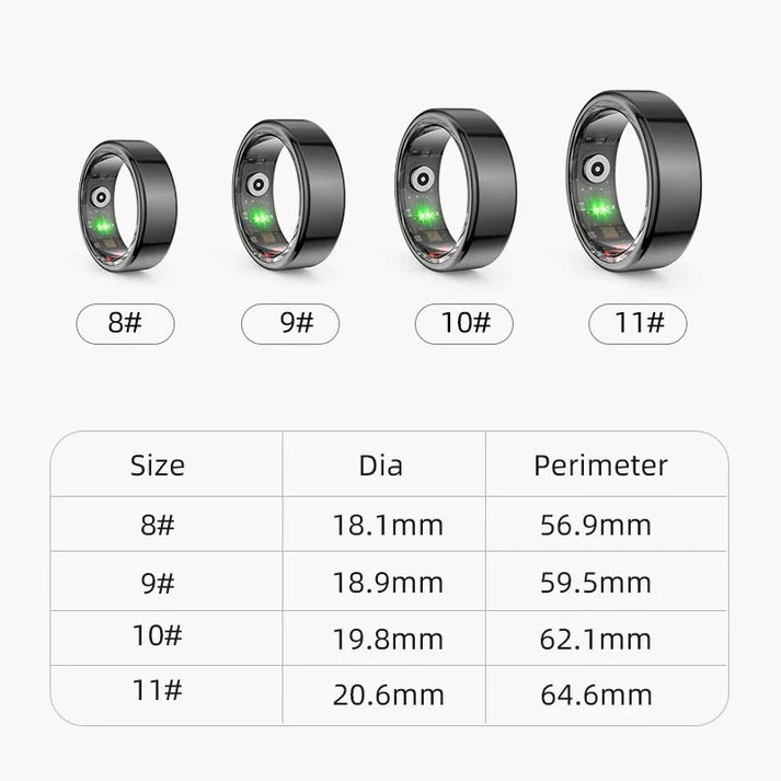 QRing Smart Ring - Titan | Health Tracking Ring