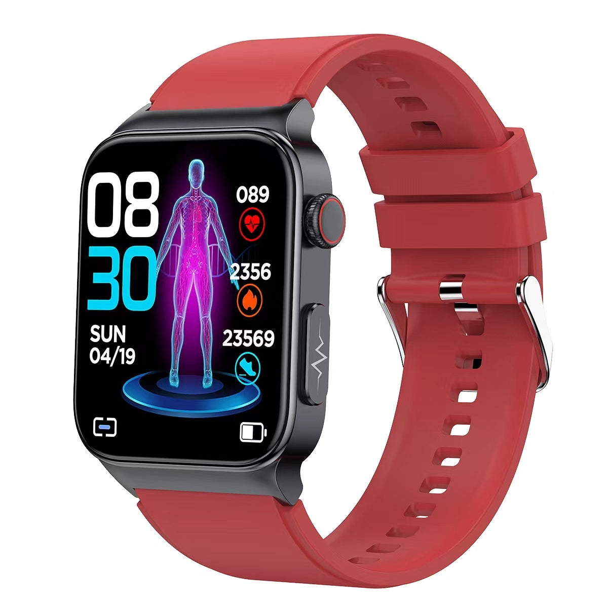 Blood Glucose Smart Watch ECG+PPG Heart Rate Blood Pressure Health Watches