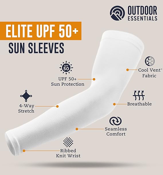 Outdoor Essentials UV Sun Protection Arm Sleeves
