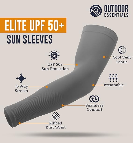 Outdoor Essentials UV Sun Protection Arm Sleeves
