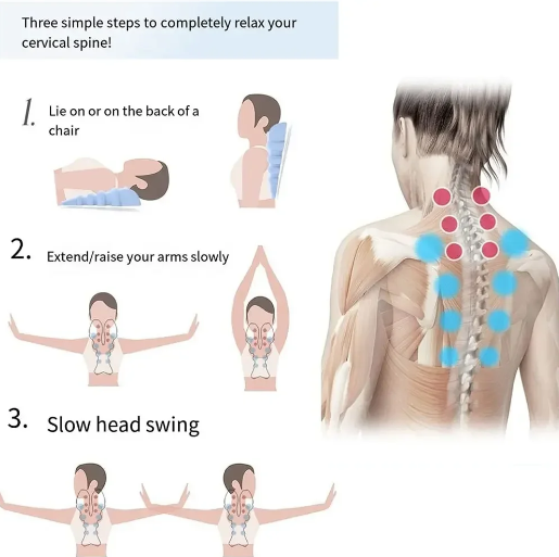 Cervical Neck & Back Relief Pillow