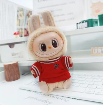 Labubu V1 V2 Doll Clothing Set – Fashion Hoodie & Pants Outfit | Streetwear Accessories for Labubu Dolls, Collectible Toy Clothes