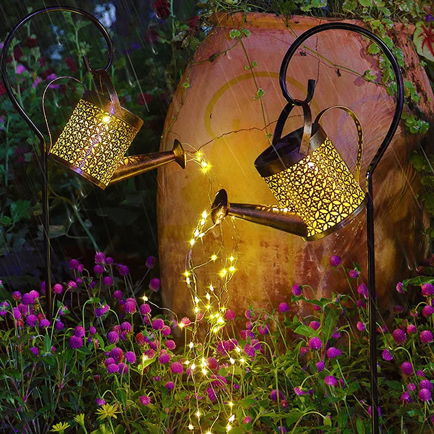 Enchanted Solar Watering Can Lights | Outdoor Garden Decoration 2025