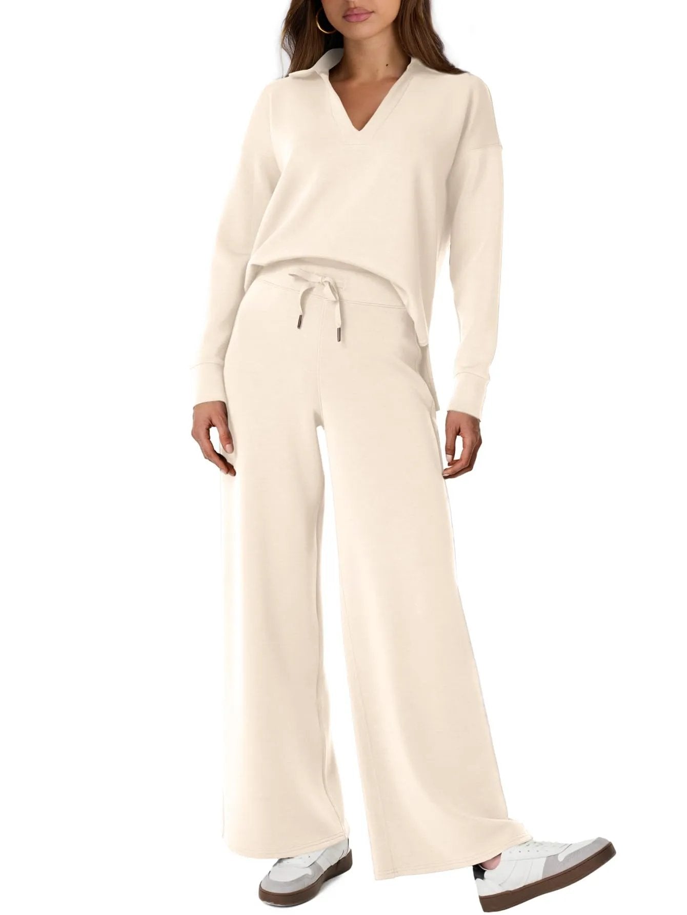 Constituent Women's 2 Piece Sets Outfits Casual Long Sleeve Sweatsuits Sets (🔥Same as in the video)