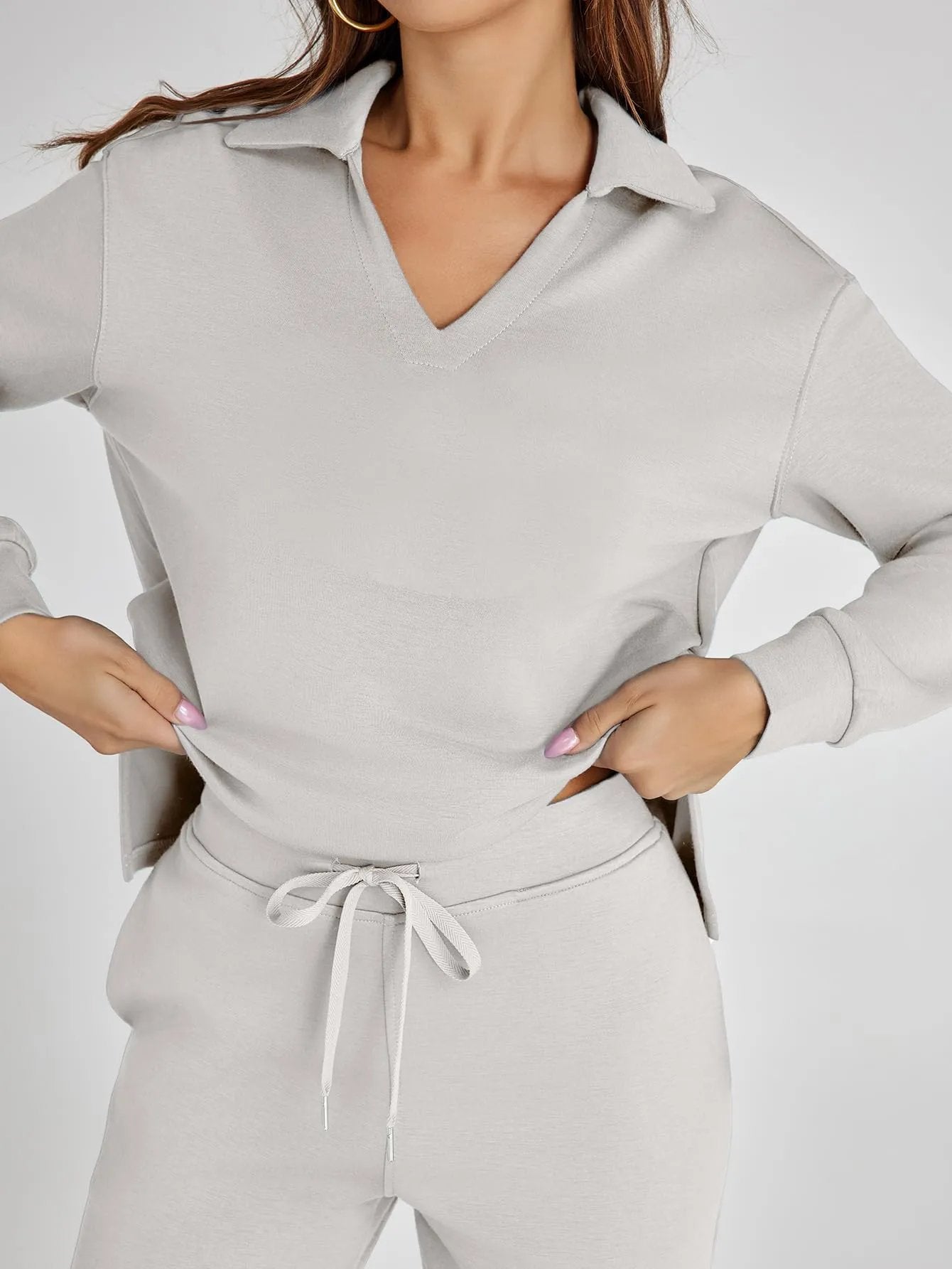 Constituent Women's 2 Piece Sets Outfits Casual Long Sleeve Sweatsuits Sets (🔥Same as in the video)