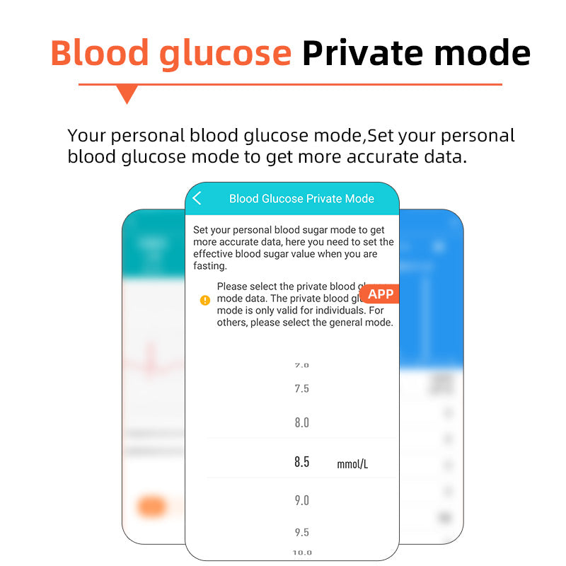 PH09 One-click Blood Glucose Blood Pressure ECG HRV Heart Measurement Suga Pro Health Smart Watch