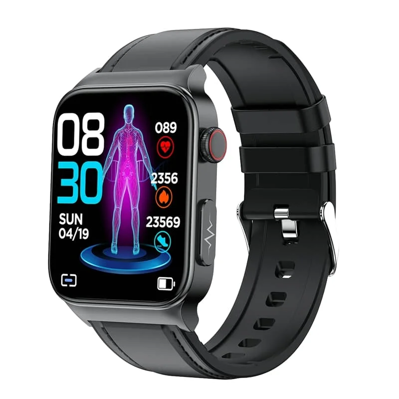 Blood Glucose Smart Watch ECG+PPG Heart Rate Blood Pressure Health Watches