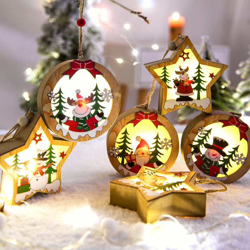 Christmas Tree Decoration Hanging Light Box