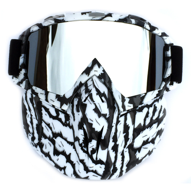 Premium Windproof Anti-Fog Motorcycling And Skiing Sport Mask Goggles With Box