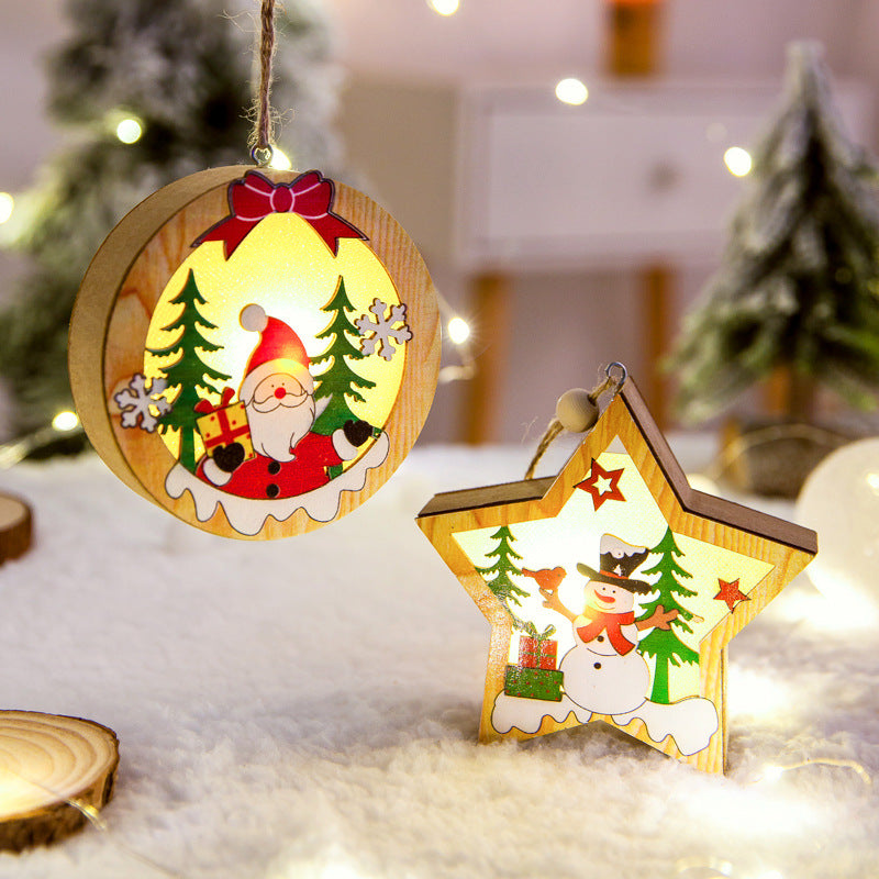 Christmas Tree Decoration Hanging Light Box