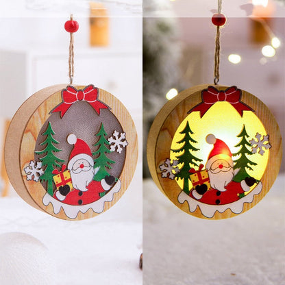 Christmas Tree Decoration Hanging Light Box