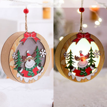 Christmas Tree Decoration Hanging Light Box