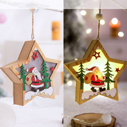 Christmas Tree Decoration Hanging Light Box