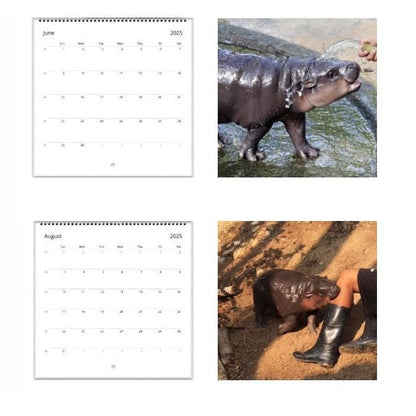 🦛Moo Deng Calendar | 2025 Calendar