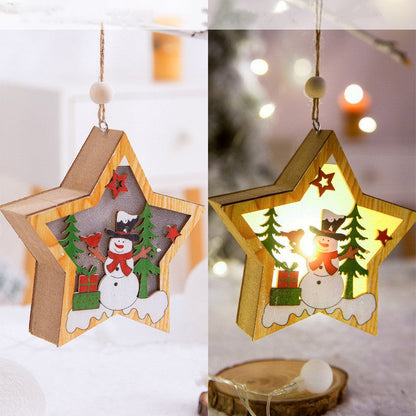 Christmas Tree Decoration Hanging Light Box