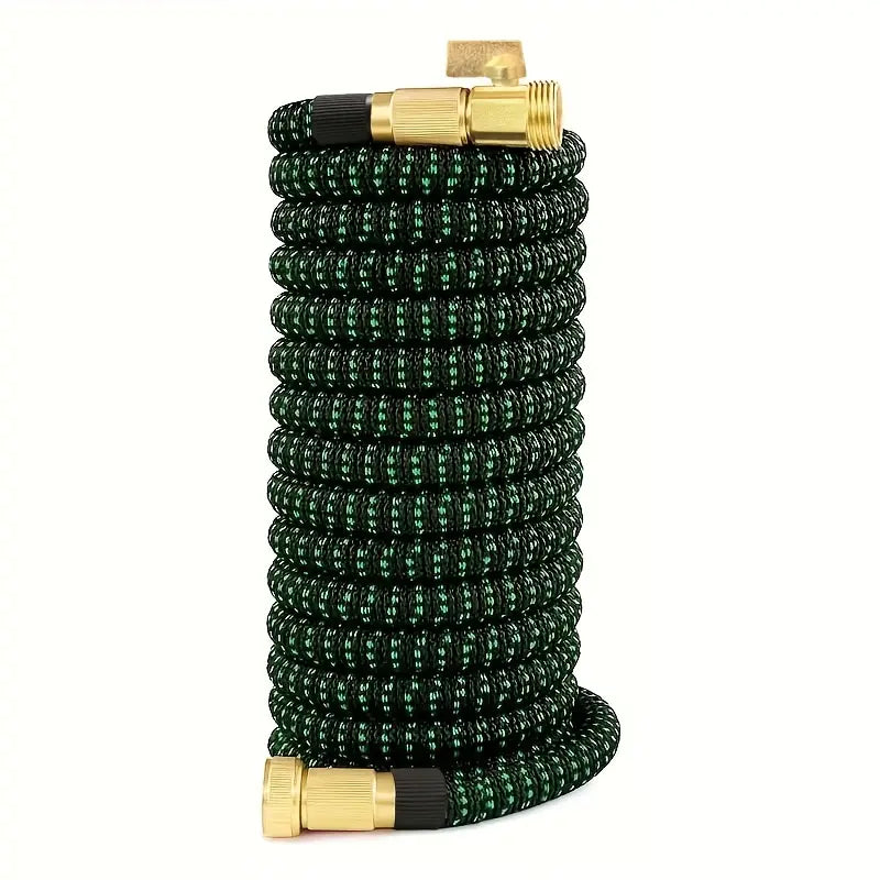 Retractable Hose, 25FT/50FT/75FT/100FTx3/4'' Solid Brass Fitting Connectors