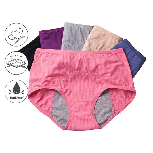 High Waisted Leak Proof Protective Panties