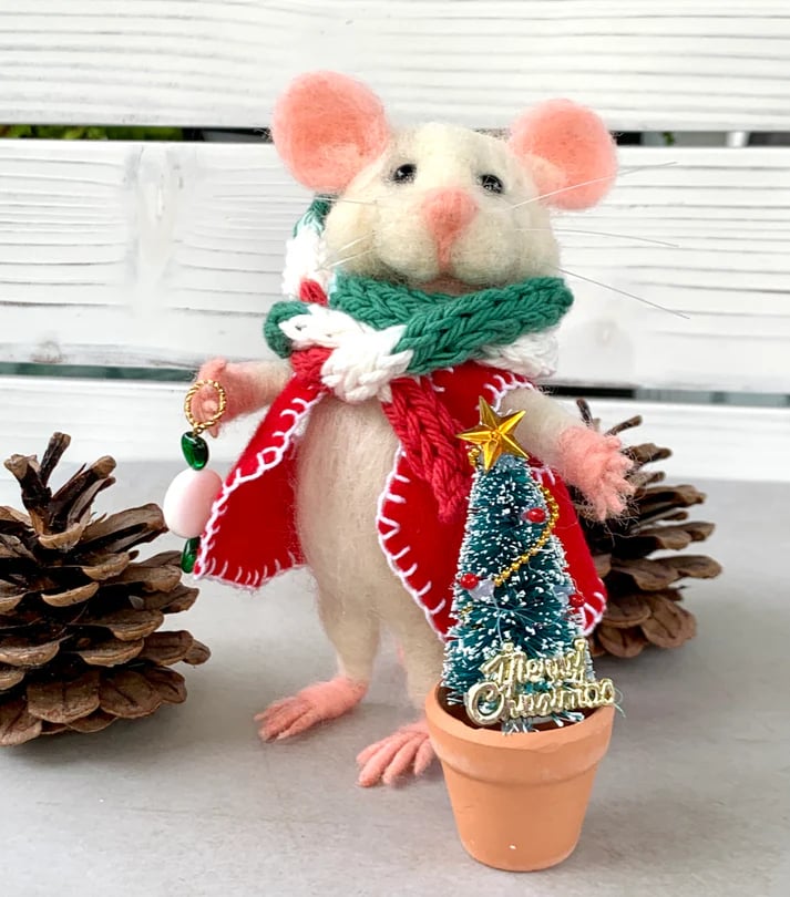 ⏰Limited Edition Hot Sale 70% Off - Stuart Little Handmade Cute Needle Felted Mouse