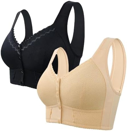 Moona Bra - Front Closure Breathable Bras For Seniors