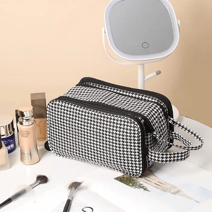 🔥pu leather pillow organza cosmetic bag🔥