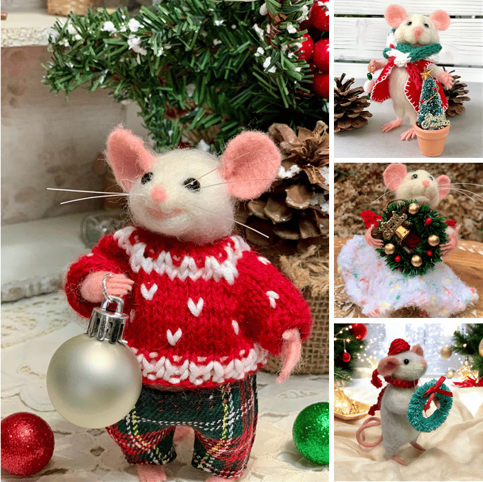 ⏰Limited Edition Hot Sale 70% Off - Stuart Little Handmade Cute Needle Felted Mouse