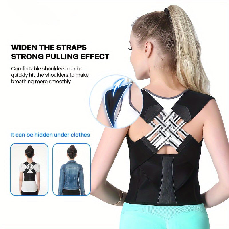 Adjustable Back Posture Corrector Belt for Women and Men Prevent Slouching Relieve Pain