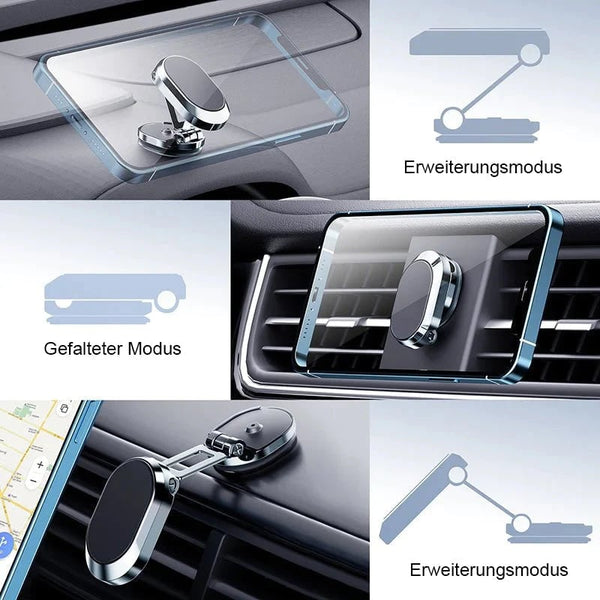 Folding Magnetic Car Phone Holder