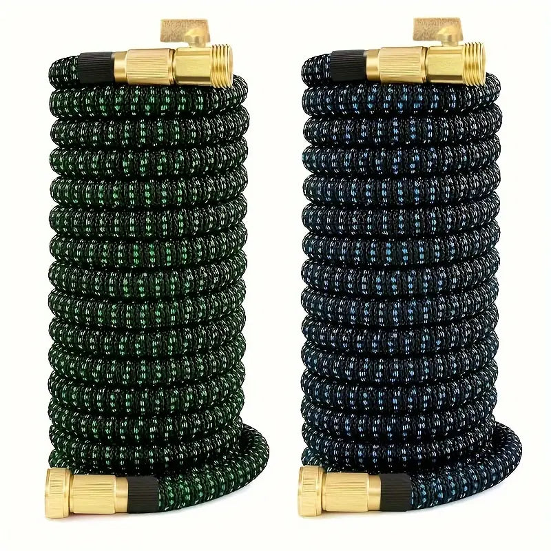 Retractable Hose, 25FT/50FT/75FT/100FTx3/4'' Solid Brass Fitting Connectors