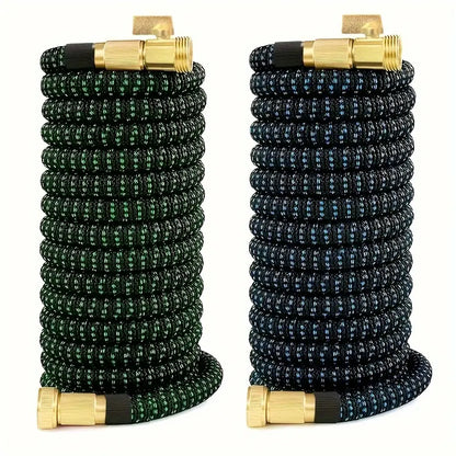 Retractable Hose, 25FT/50FT/75FT/100FTx3/4'' Solid Brass Fitting Connectors