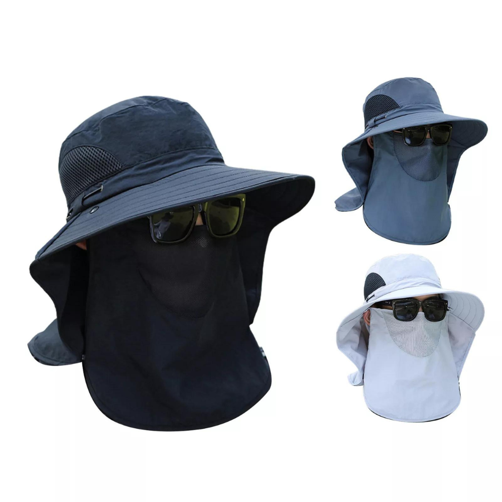 Breathable Wide Brim Outdoor Sun Protection Fishing Hat