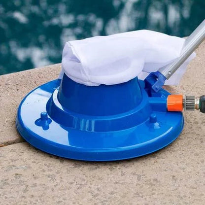 Pool Leaf Vacuum, Large Pool Leaf Sucker for Inground and Above Ground Swimming Pools (Blue)