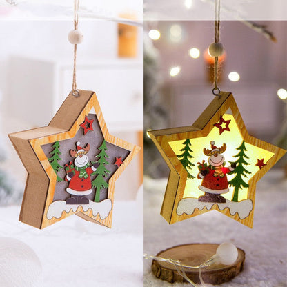 Christmas Tree Decoration Hanging Light Box