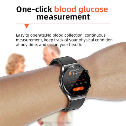 PH09 One-click Blood Glucose Blood Pressure ECG HRV Heart Measurement Suga Pro Health Smart Watch