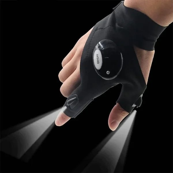 🎄Christmas Sales 54% OFF-LED Flashlight Waterproof Gloves