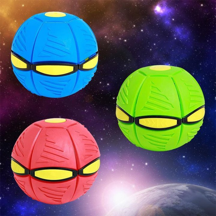 Matex Portable Creative Magic Light Flying Saucer UFO Ball For Kids