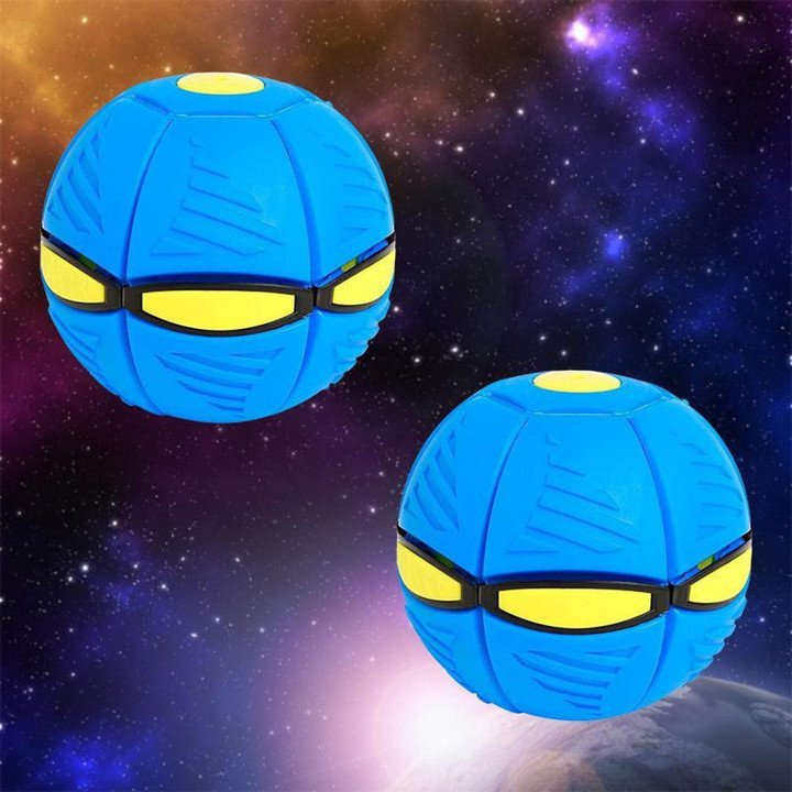 Matex Portable Creative Magic Light Flying Saucer UFO Ball For Kids