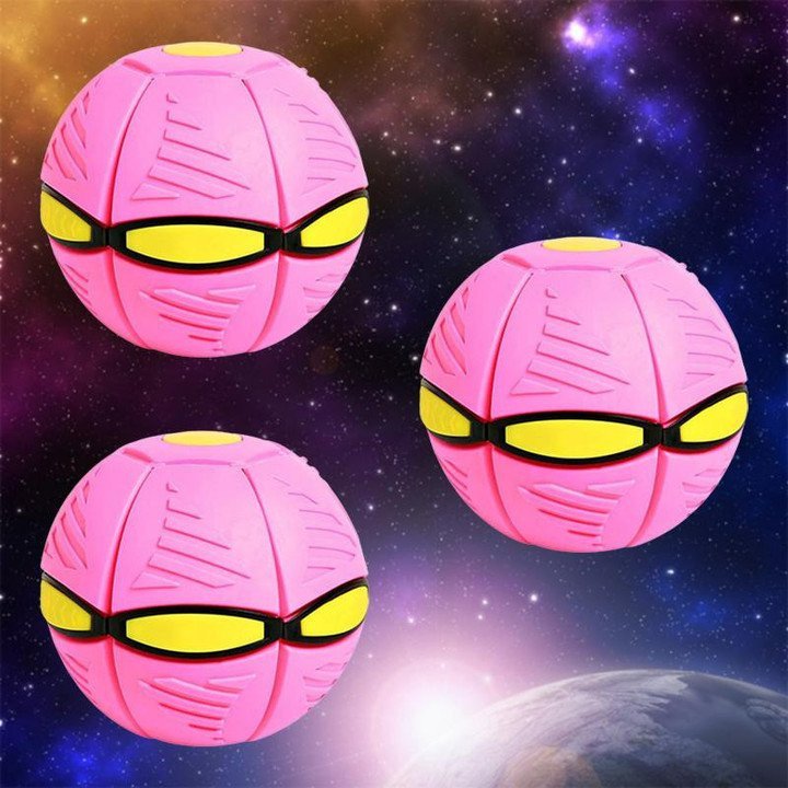 Matex Portable Creative Magic Light Flying Saucer UFO Ball For Kids