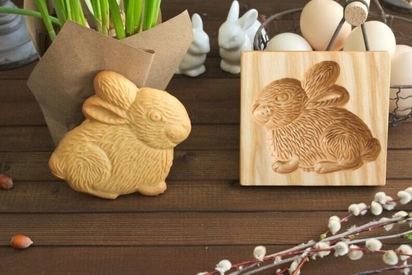 Wood Patterned Cookie Cutter - Embossing Mold For Cookies