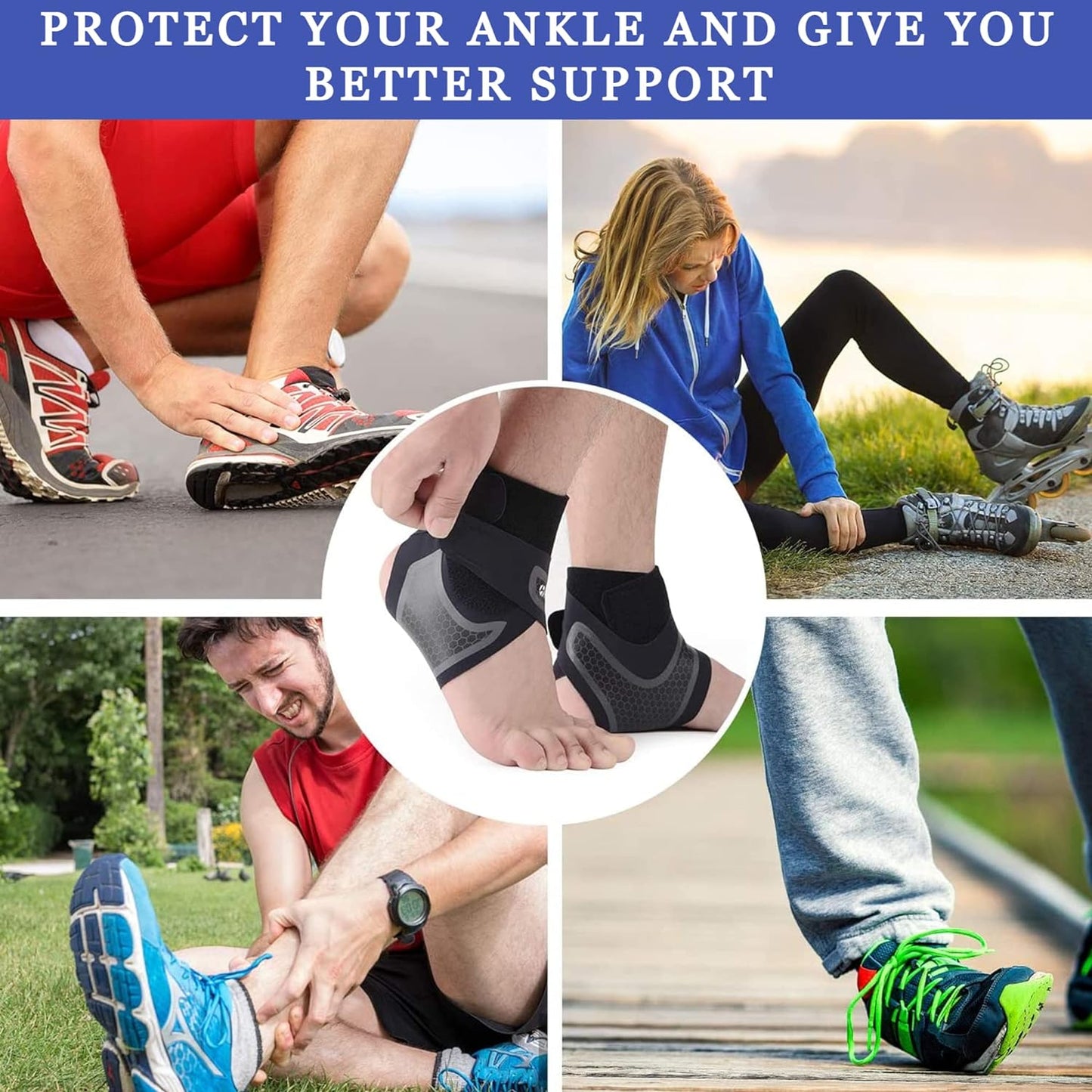 Ultra Ease Ankle Brace （Pair）