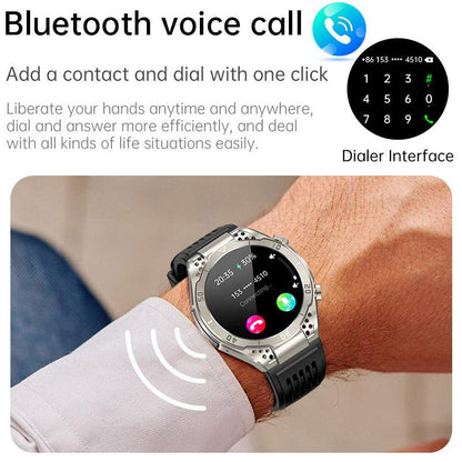 PHS4 AMOLED ECG Blood Glucose Blood Pressure Heart Rate Bluetooth Voice Call Smart Watch