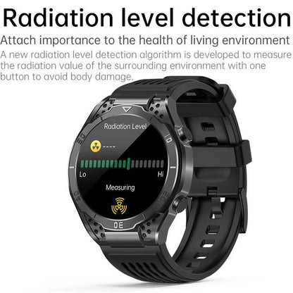 PHS4 AMOLED ECG Blood Glucose Blood Pressure Heart Rate Bluetooth Voice Call Smart Watch