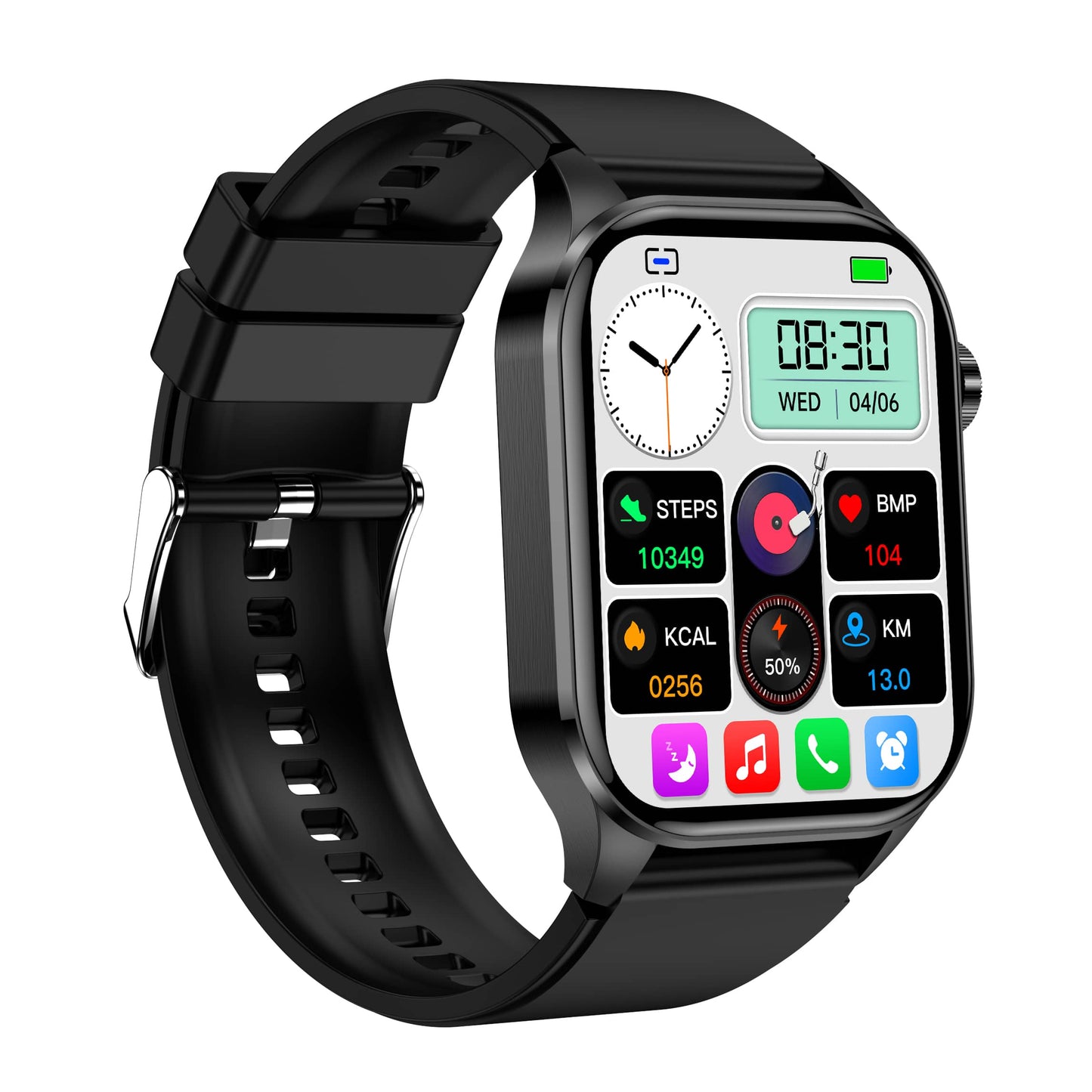 PH580 ECG/EKG Blood Sugar Blood Pressure Call Intelligent Health Management Smart Watch