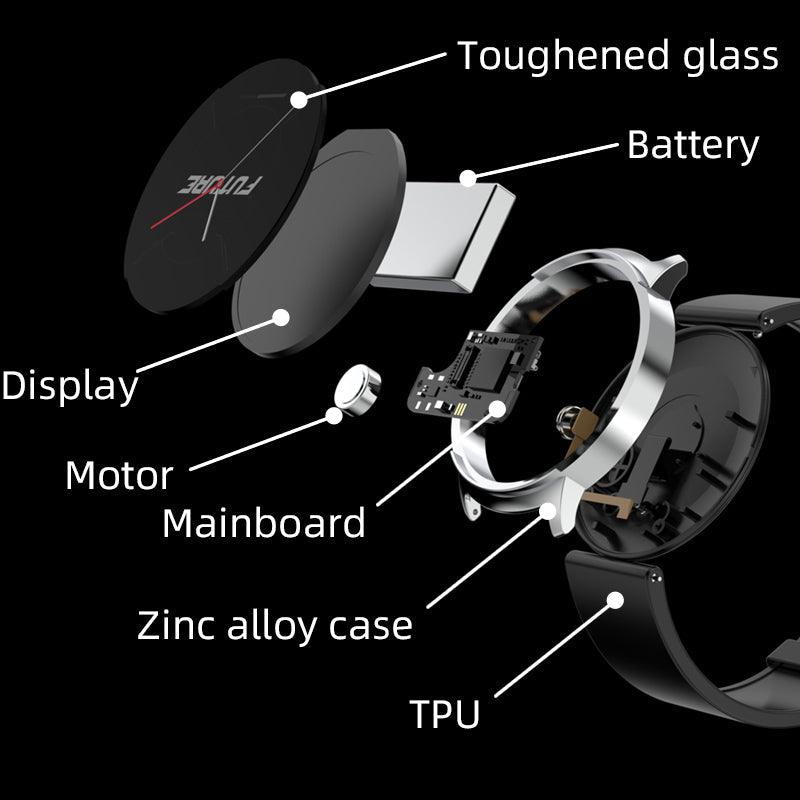 PHS2 Buit-in NFC Ststem Health Fashion Smart Watch Hear Rate Monitoring Blood Pressure Blood Oxygen