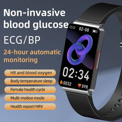 PH80 One-click Blood Glucose Blood Pressure Sleep Heart Rate  Measurement Sports Smart Bracelet