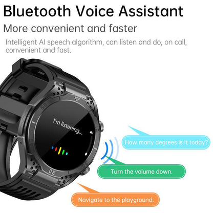 PHS4 AMOLED ECG Blood Glucose Blood Pressure Heart Rate Bluetooth Voice Call Smart Watch