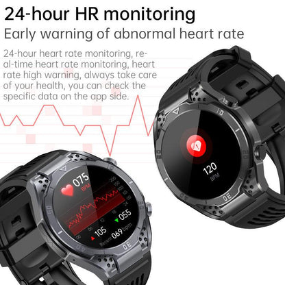 PHS4 AMOLED ECG Blood Glucose Blood Pressure Heart Rate Bluetooth Voice Call Smart Watch