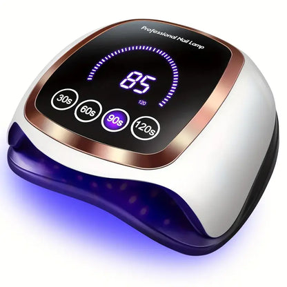 Home and Salon Nail Curing Lamp with Auto Sensor / 4 Timer Settings for Gel Polish LED Nail Dryer