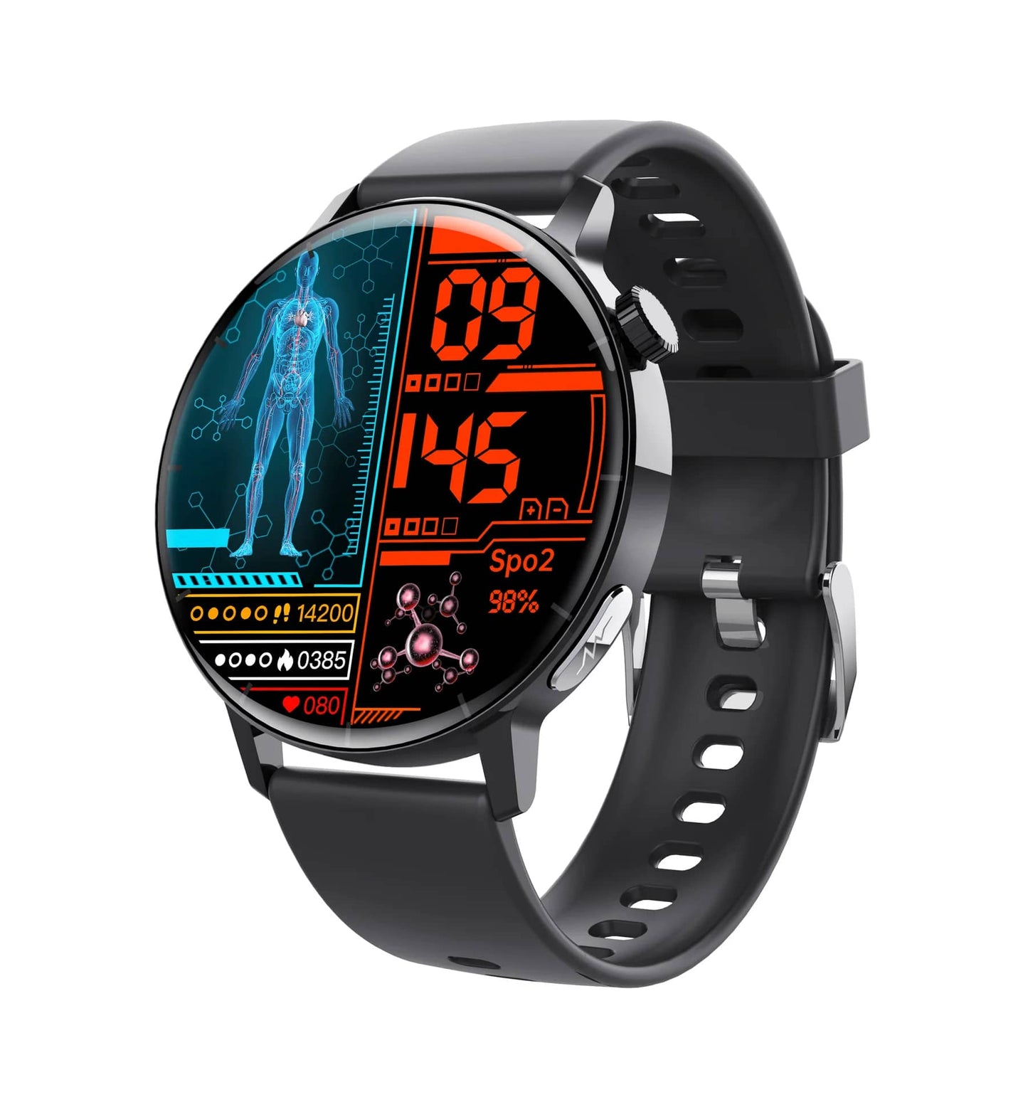 PH67pro Fourth-generation Blood Sugar Blood Pressure ECG/EKG Smart Watch